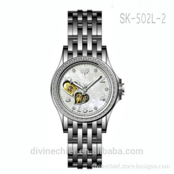 Stainless Steel fashion wrist watch for woman